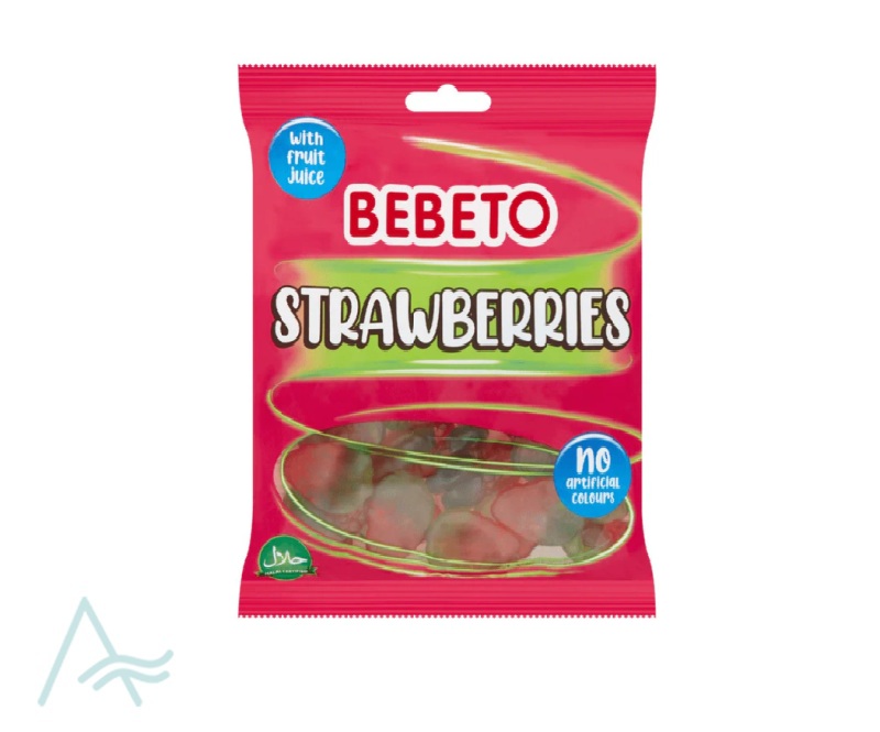 BEBETO STRAWBERRIES BAGS 150G